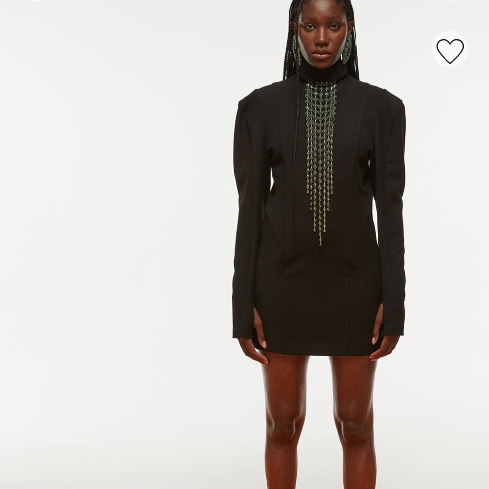 Studio collection H&M black mini dress, size M